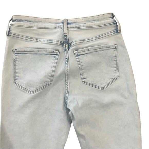 Old Navy Womens Rockstar Super Skinny High Rise Button Fly Light Wash Jeans Sz 4 - Picture 8 of 8